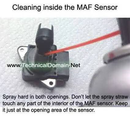 toyota maf inside cleaning