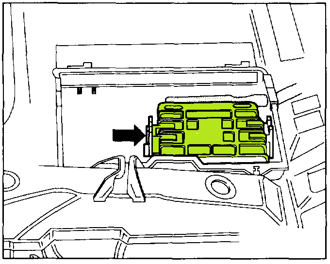 1990-1993 VW passat tcm tcu location