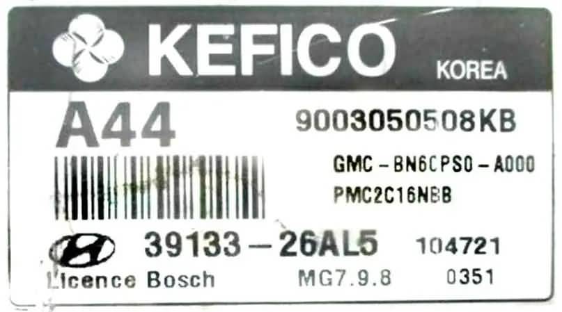 39133-26al5 ecm label