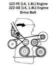 Popular searches for the drive belt (serpentine) for various engine models