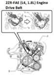 Popular searches for the drive belt (serpentine) for various engine models