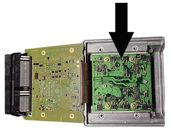 BMW MSD80 DME inverter interior location