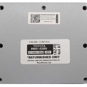 Toyota Rav4 89661-42680 ECM top
